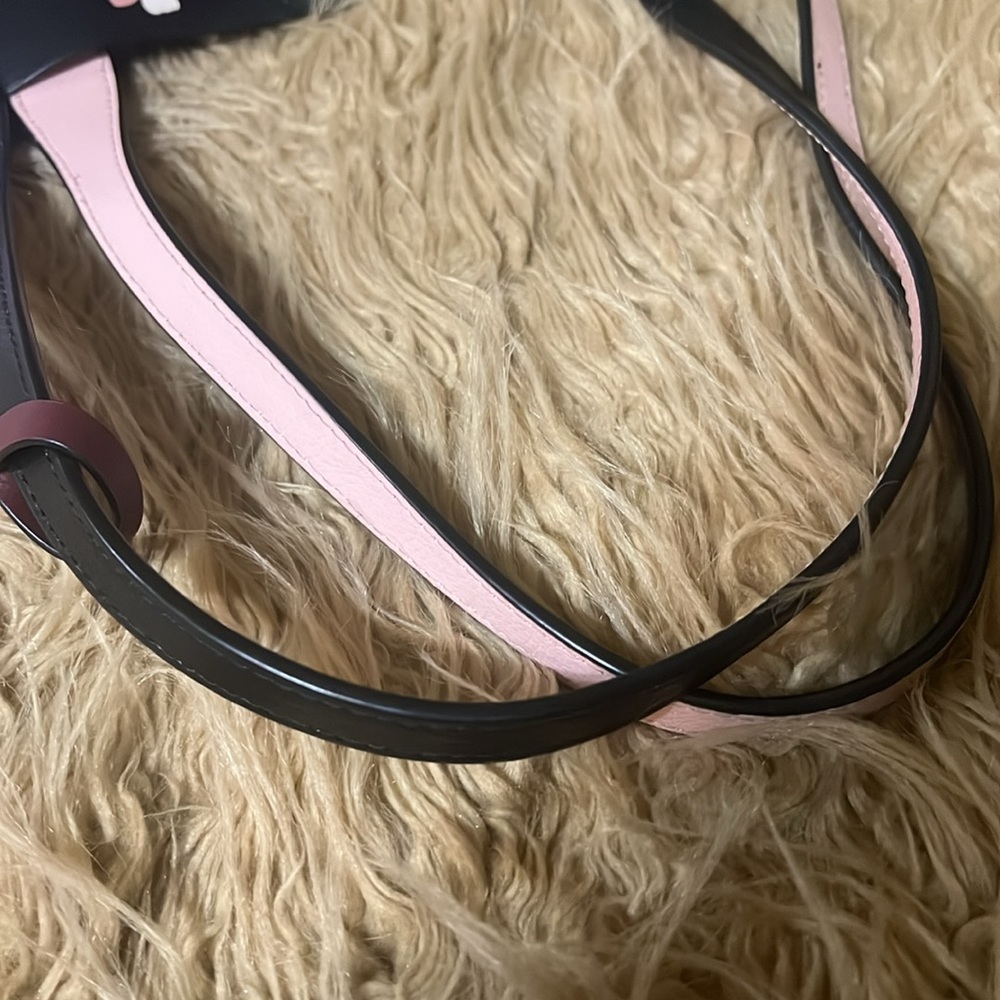 Kate Spade ♠️ Floral Pup Reversible Leather Tote - Picture 13 of 16